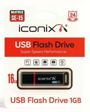 ICONIX USB FLASH DRIVE SE-15 16GB