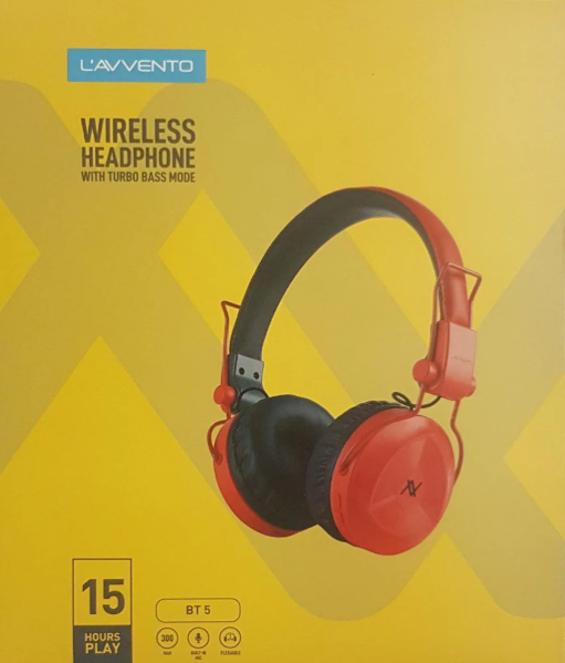 L'avvento Bluetooth Headphone,Bluetooth 0.5 Colorful Headphone With Mic Designed for Most popular Smartphone ,Red,HP-23-5